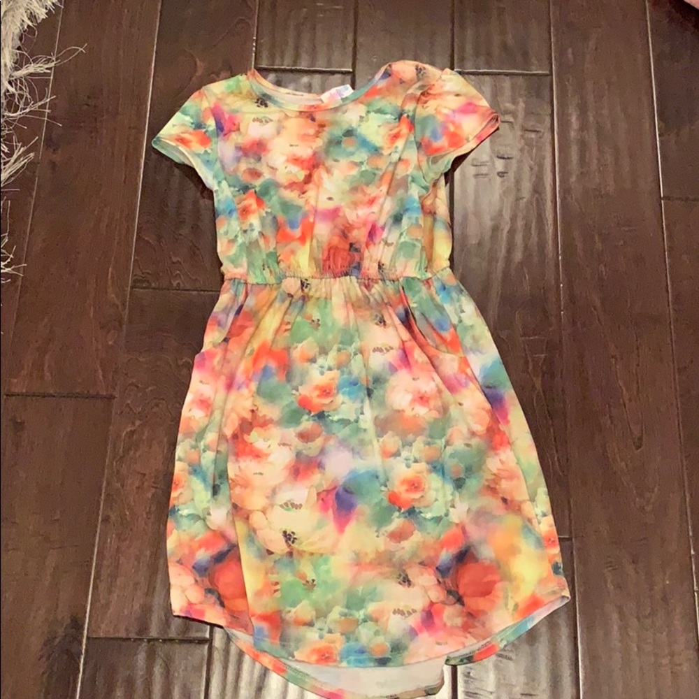 Lula rose printed floral dress